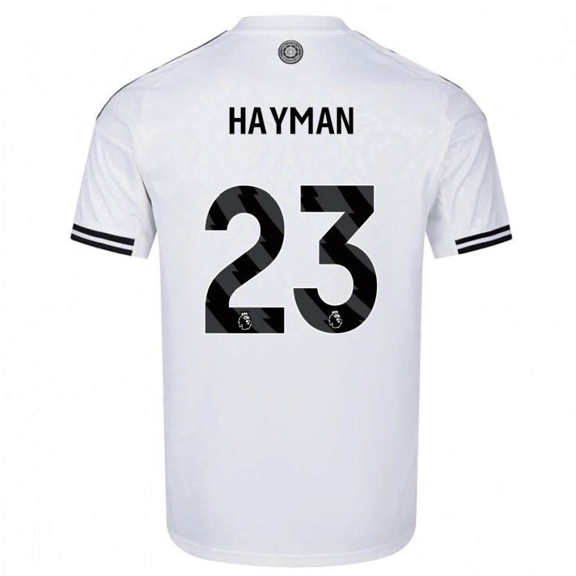 Danxen Män Alex Hayman #23 Vit Svart Hemmatröja Matchtröjor 2025/26 Tröjor T-Tröja