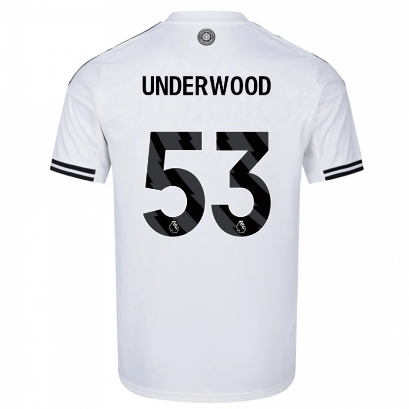 Danxen Män Marco Underwood #53 Vit Svart Hemmatröja Matchtröjor 2025/26 Tröjor T-Tröja