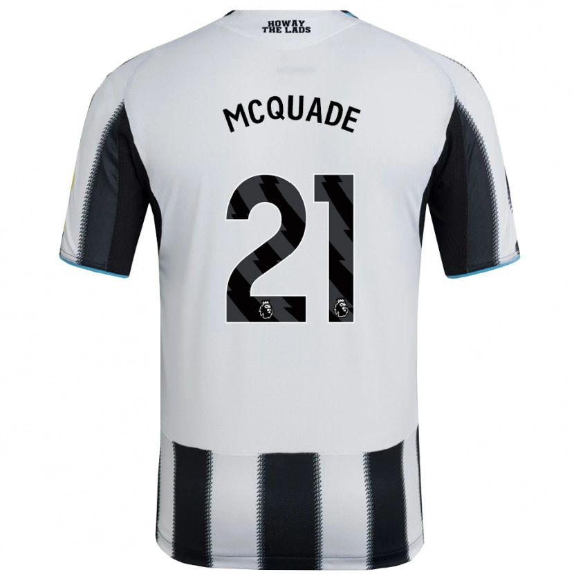 Danxen Män Jasmine Mcquade #21 Svart Vit Hemmatröja Matchtröjor 2025/26 Tröjor T-Tröja