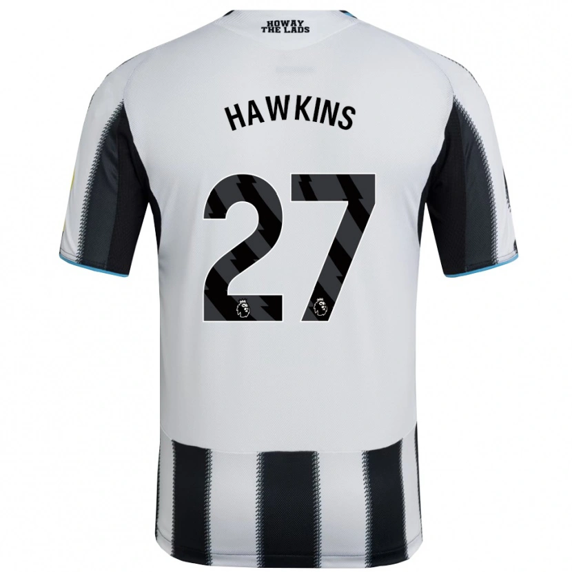 Danxen Män Hannah Hawkins #27 Svart Vit Hemmatröja Matchtröjor 2025/26 Tröjor T-Tröja