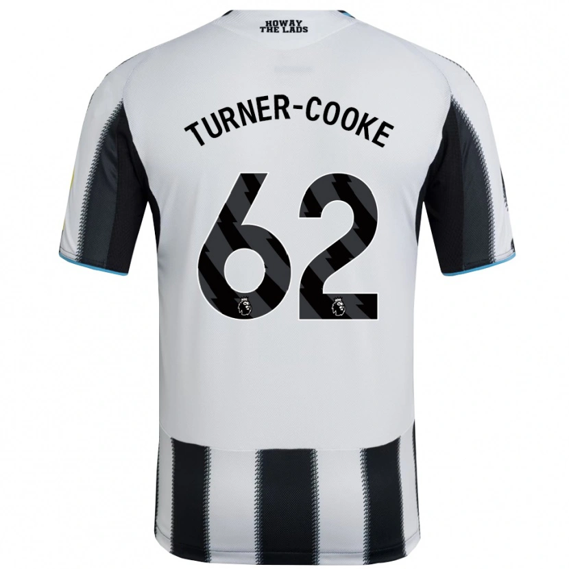 Danxen Män Jay Turner-Cooke #62 Svart Vit Hemmatröja Matchtröjor 2025/26 Tröjor T-Tröja