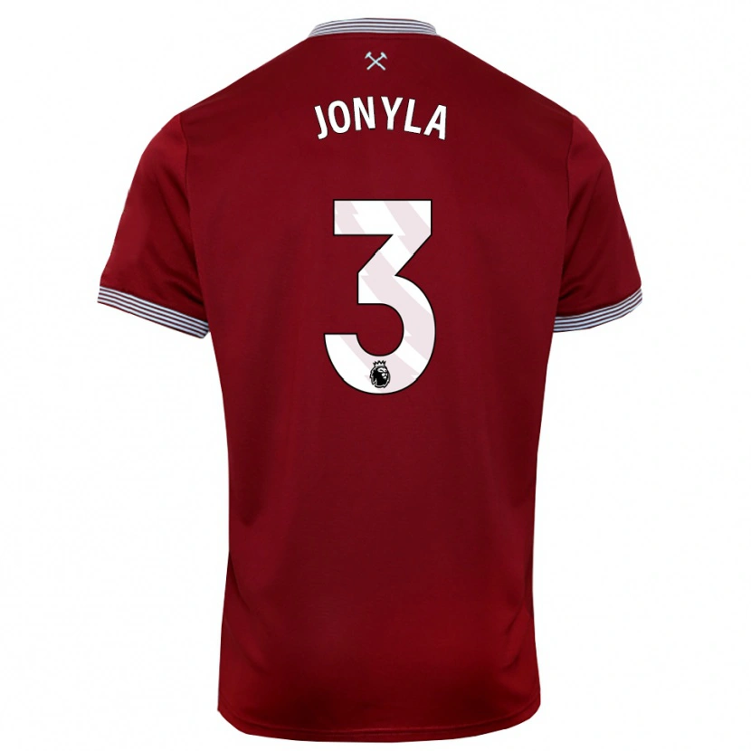 Danxen Män Tomas Jonyla #3 Vinröd Vit Hemmatröja Matchtröjor 2025/26 Tröjor T-Tröja
