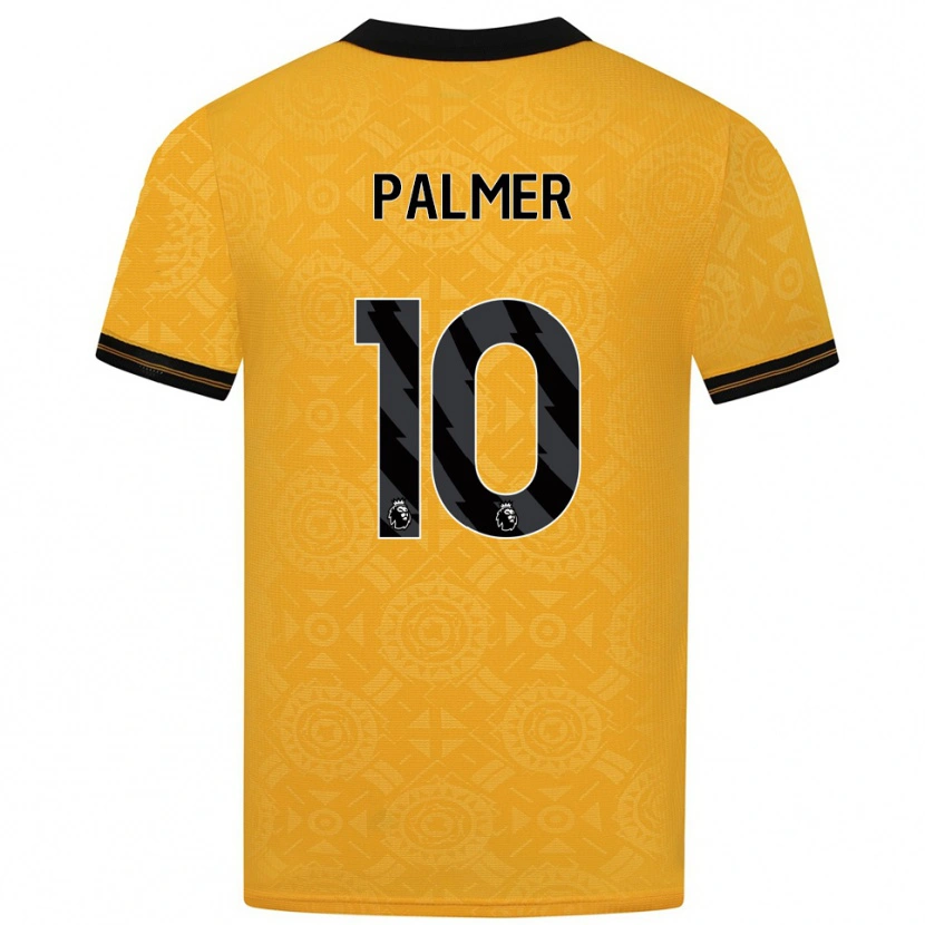 Danxen Män Jamila Palmer #10 Gul Svart Hemmatröja Matchtröjor 2025/26 Tröjor T-Tröja