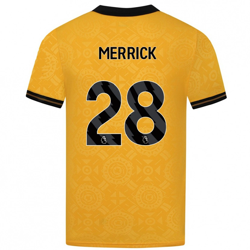 Danxen Män Beth Merrick #28 Gul Svart Hemmatröja Matchtröjor 2025/26 Tröjor T-Tröja
