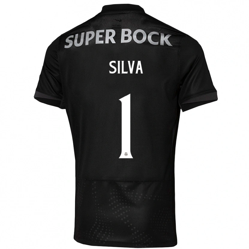 Danxen Män Rui Silva #1 Svart Vit Bortatröja Matchtröjor 2025/26 Tröjor T-Tröja