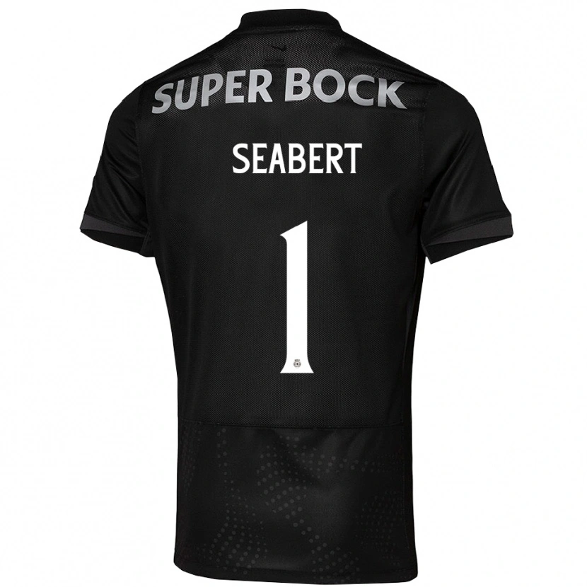 Danxen Män Hannah Grace Seabert #1 Svart Vit Bortatröja Matchtröjor 2025/26 Tröjor T-Tröja