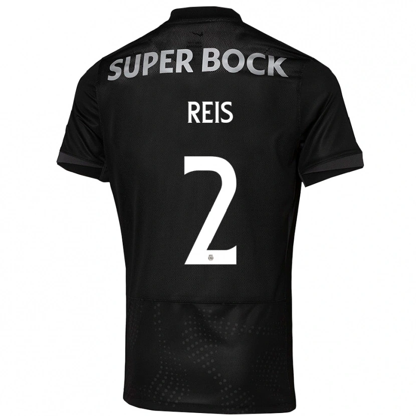 Danxen Män Matheus Reis #2 Svart Vit Bortatröja Matchtröjor 2025/26 Tröjor T-Tröja