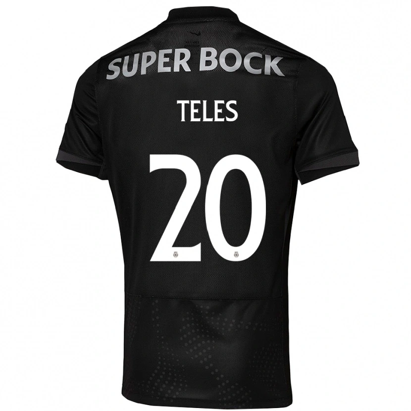 Danxen Män Ana Isabel Teles #20 Svart Vit Bortatröja Matchtröjor 2025/26 Tröjor T-Tröja