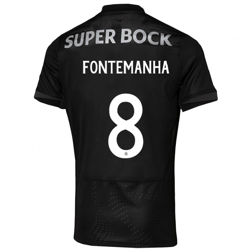 Danxen Män Rita Fontemanha #8 Svart Vit Bortatröja Matchtröjor 2025/26 Tröjor T-Tröja