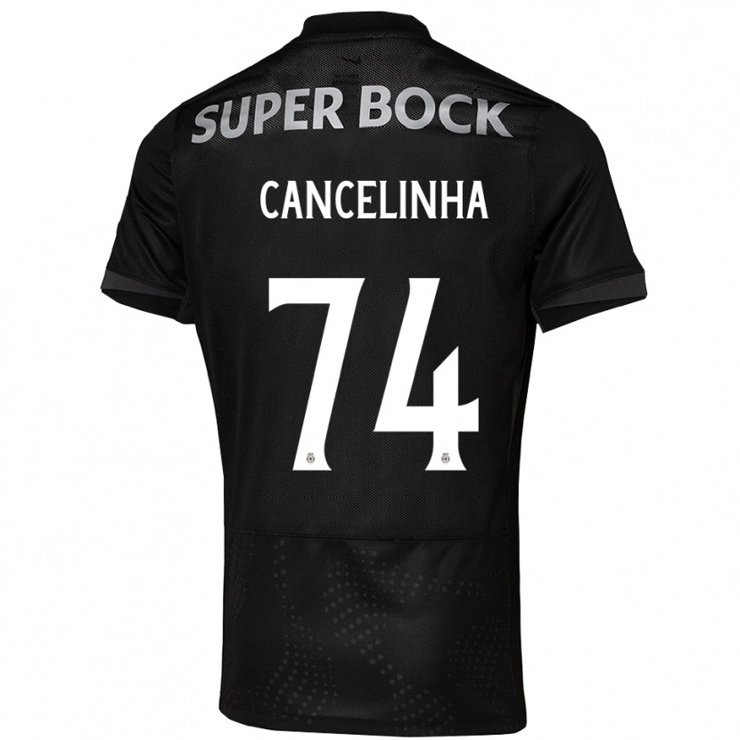 Danxen Män Érica Cancelinha #74 Svart Vit Bortatröja Matchtröjor 2025/26 Tröjor T-Tröja
