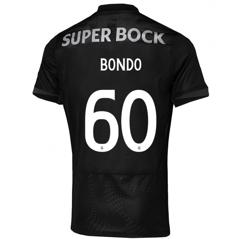 Danxen Män Pedro Bondo #60 Svart Vit Bortatröja Matchtröjor 2025/26 Tröjor T-Tröja
