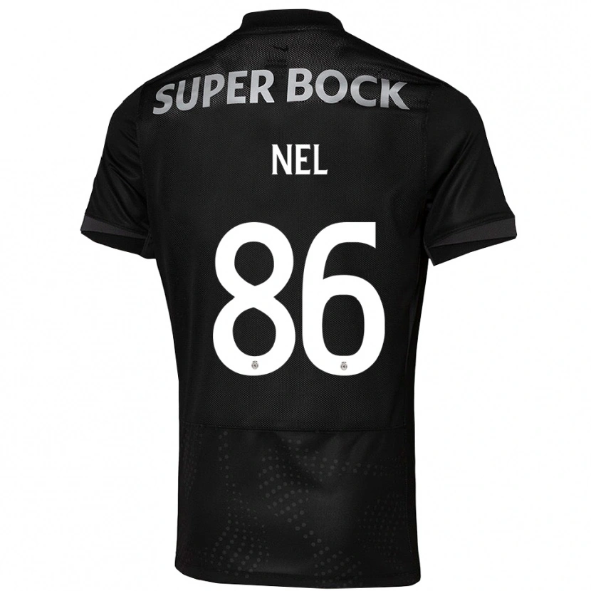 Danxen Män Rafael Nel #86 Svart Vit Bortatröja Matchtröjor 2025/26 Tröjor T-Tröja