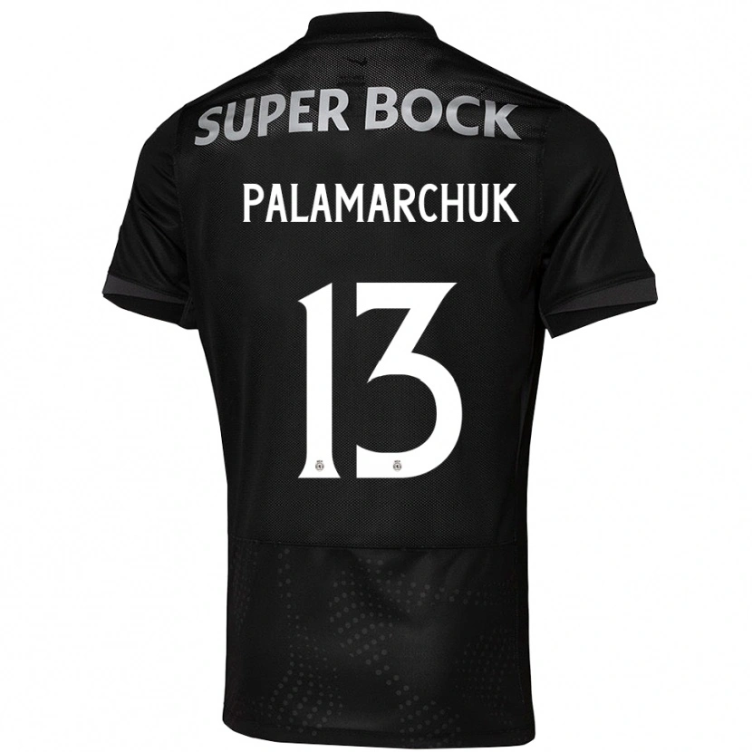 Danxen Män Cristiano Vitaly Palamarchuk #13 Svart Vit Bortatröja Matchtröjor 2025/26 Tröjor T-Tröja