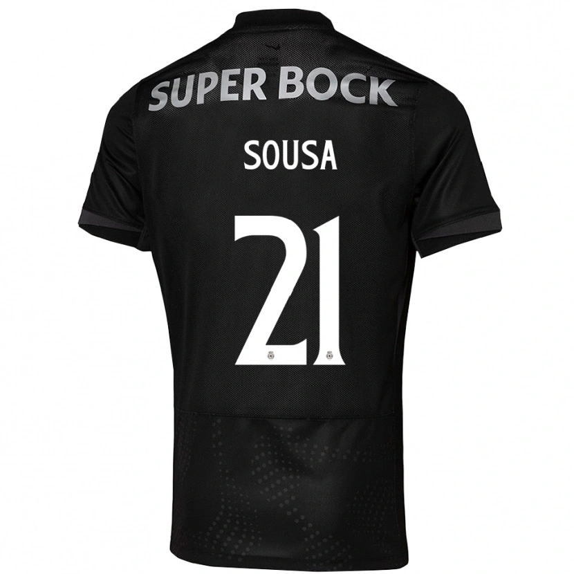 Danxen Män Margarida Sousa #21 Svart Vit Bortatröja Matchtröjor 2025/26 Tröjor T-Tröja