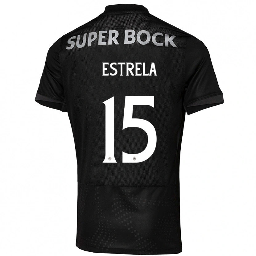 Danxen Män Bento Estrela #15 Svart Vit Bortatröja Matchtröjor 2025/26 Tröjor T-Tröja