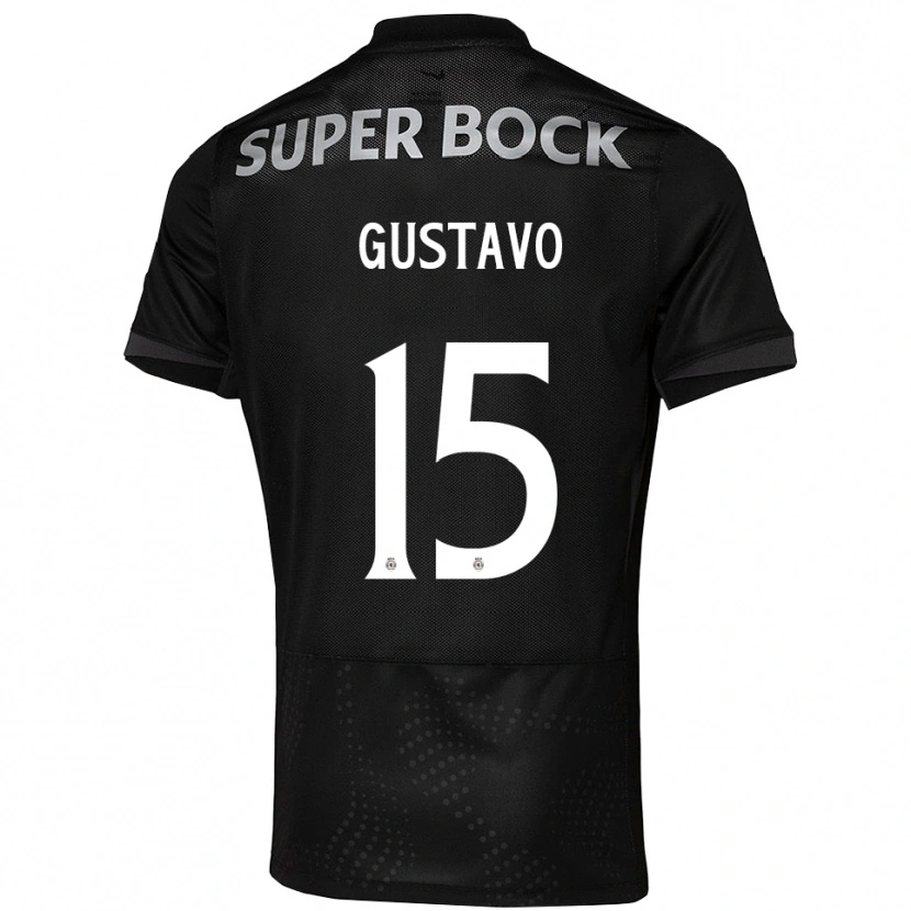 Danxen Män Luís Gustavo #15 Svart Vit Bortatröja Matchtröjor 2025/26 Tröjor T-Tröja