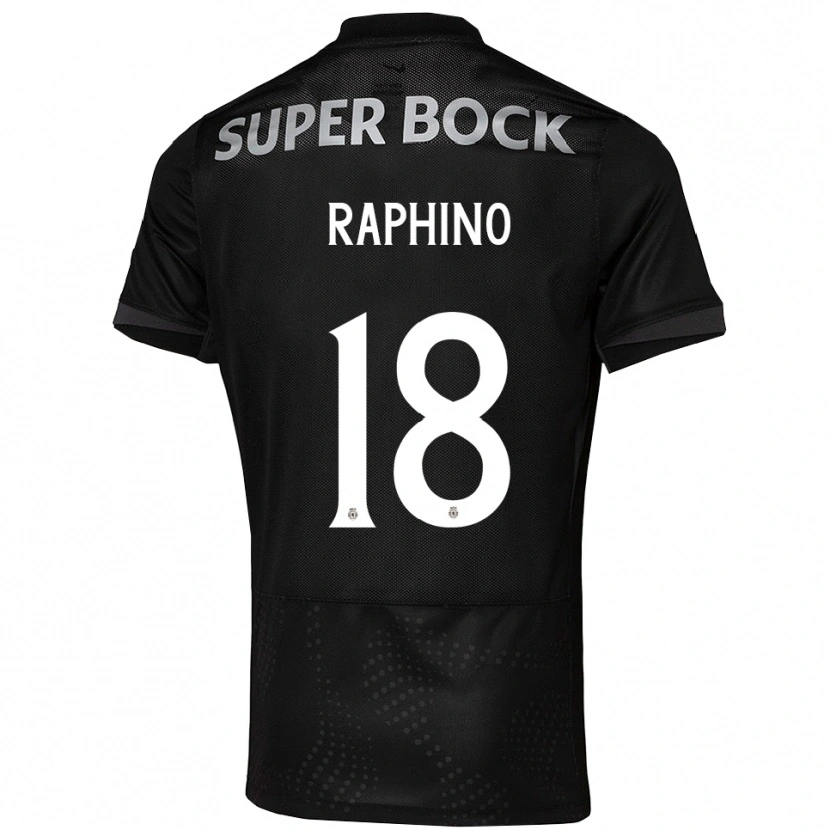 Danxen Män Brittany Raphino #18 Svart Vit Bortatröja Matchtröjor 2025/26 Tröjor T-Tröja