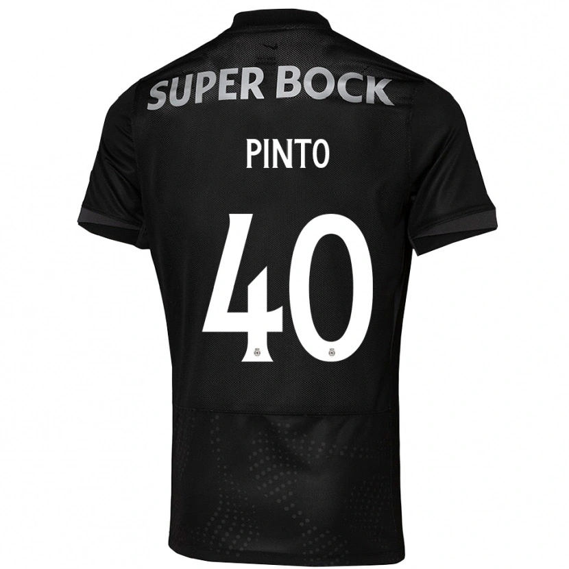 Danxen Män Rita Pinto De Almeida #40 Svart Vit Bortatröja Matchtröjor 2025/26 Tröjor T-Tröja