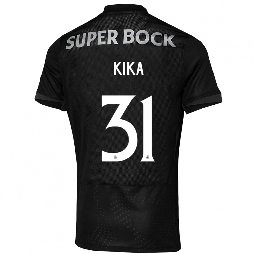 Danxen Män Kika #31 Svart Vit Bortatröja Matchtröjor 2025/26 Tröjor T-Tröja