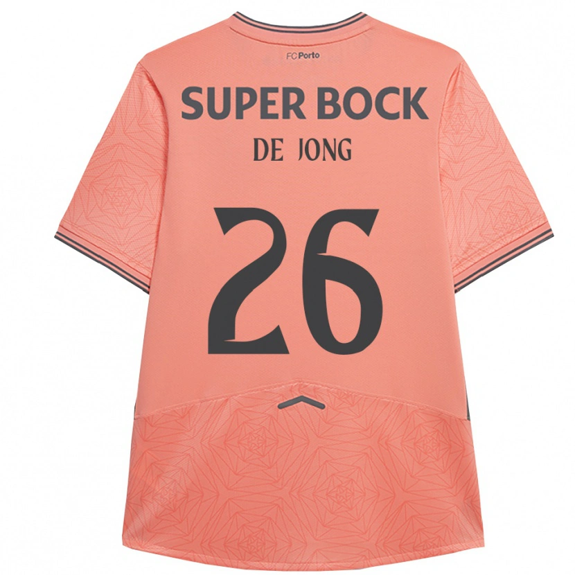 Danxen Män Luuk De Jong #26 Rosa Marinblå Bortatröja Matchtröjor 2025/26 Tröjor T-Tröja