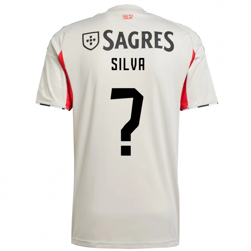 Danxen Män Cassiano Silva #0 Benvit Röd Bortatröja Matchtröjor 2025/26 Tröjor T-Tröja