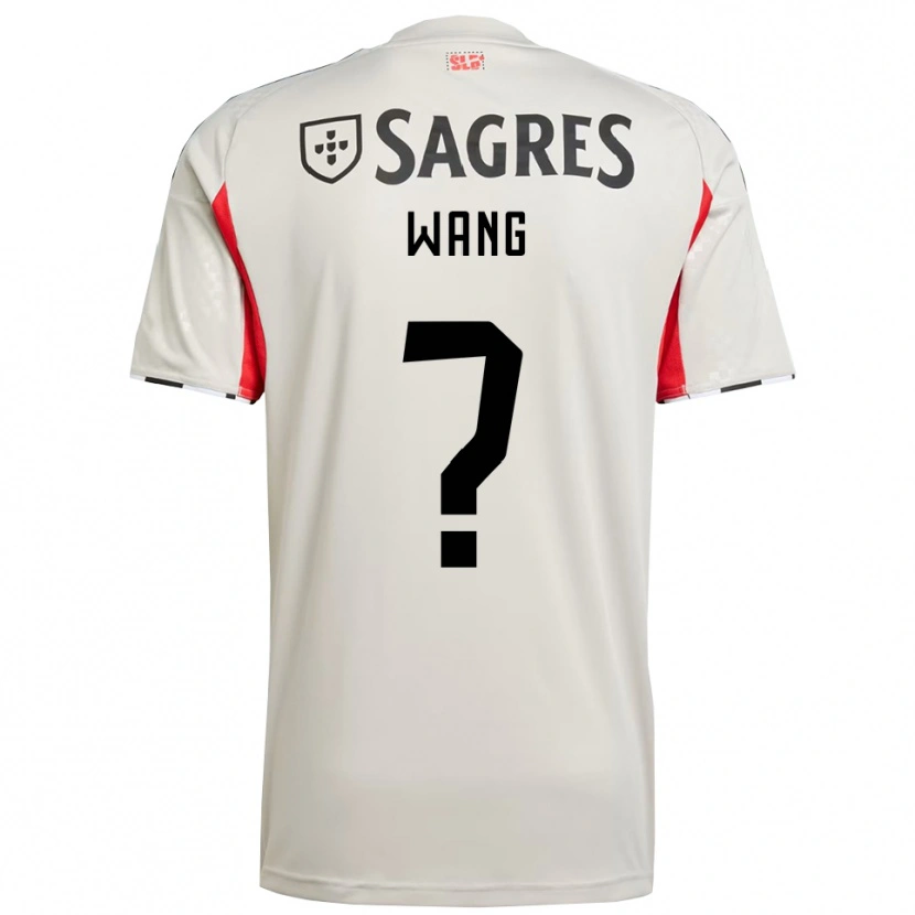 Danxen Män Francisco Wang #0 Benvit Röd Bortatröja Matchtröjor 2025/26 Tröjor T-Tröja