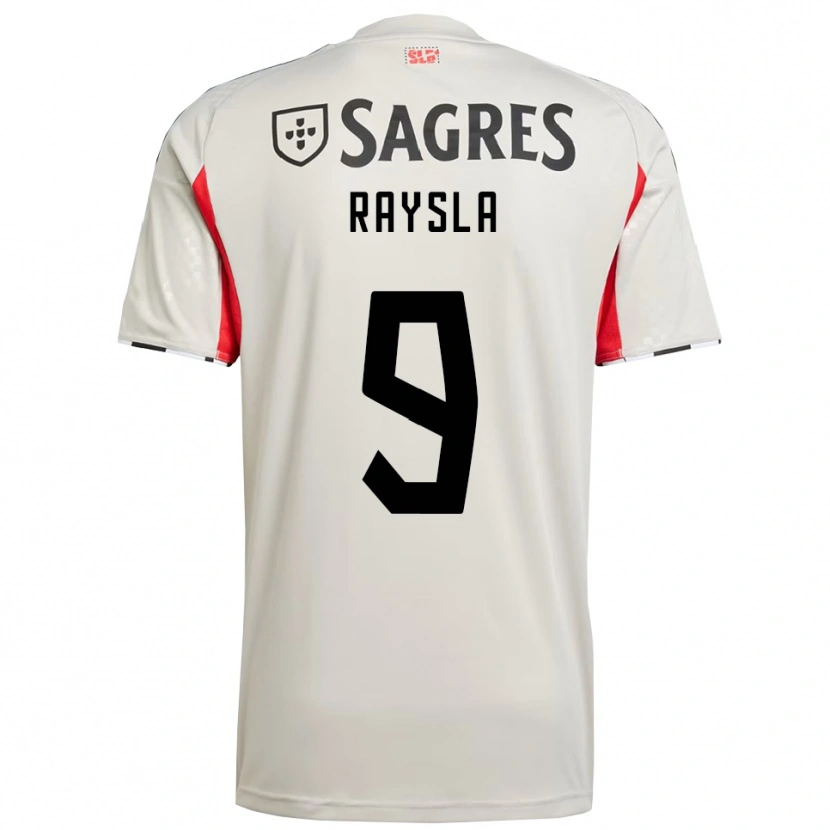 Danxen Män Nycole Raysla #9 Benvit Röd Bortatröja Matchtröjor 2025/26 Tröjor T-Tröja