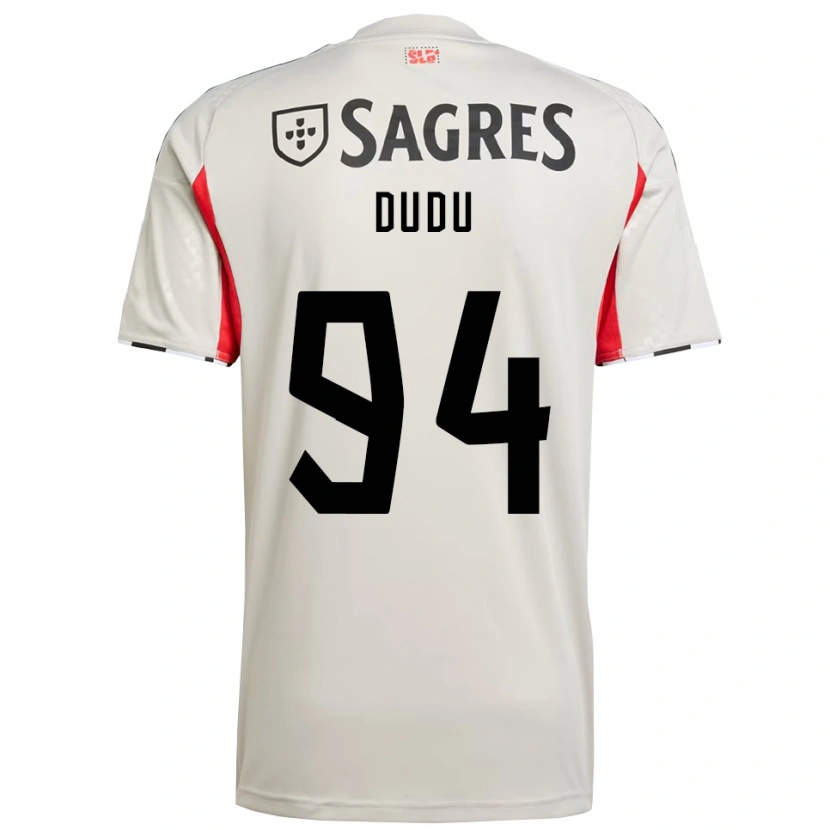 Danxen Män Dudu #94 Benvit Röd Bortatröja Matchtröjor 2025/26 Tröjor T-Tröja