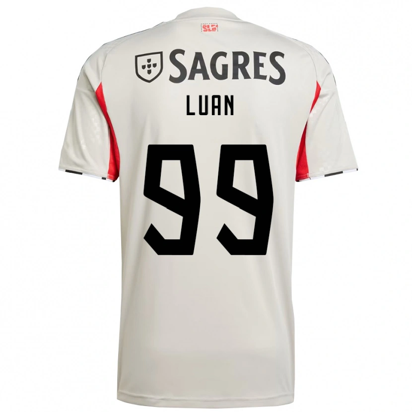 Danxen Män Luan #99 Benvit Röd Bortatröja Matchtröjor 2025/26 Tröjor T-Tröja