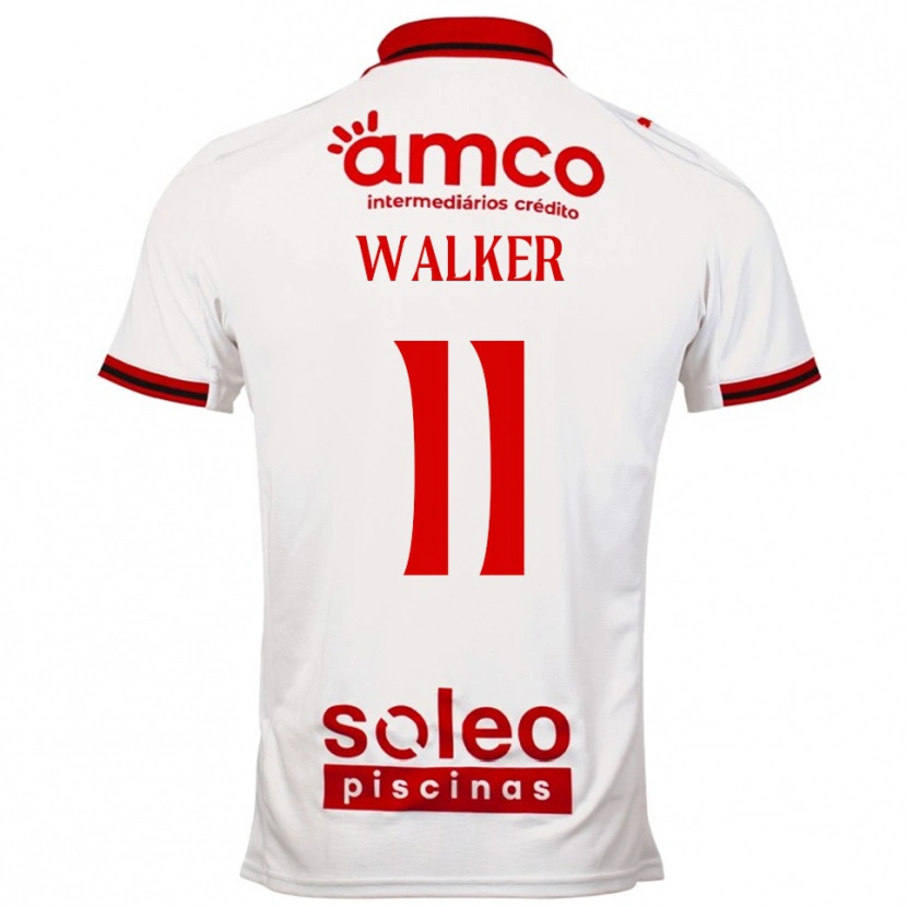 Danxen Män Ellie Walker #11 Vit Röd Bortatröja Matchtröjor 2025/26 Tröjor T-Tröja