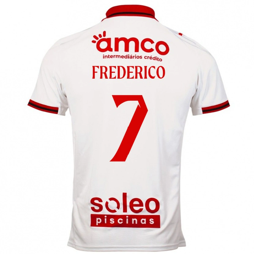 Danxen Män Fredy #7 Vit Röd Bortatröja Matchtröjor 2025/26 Tröjor T-Tröja