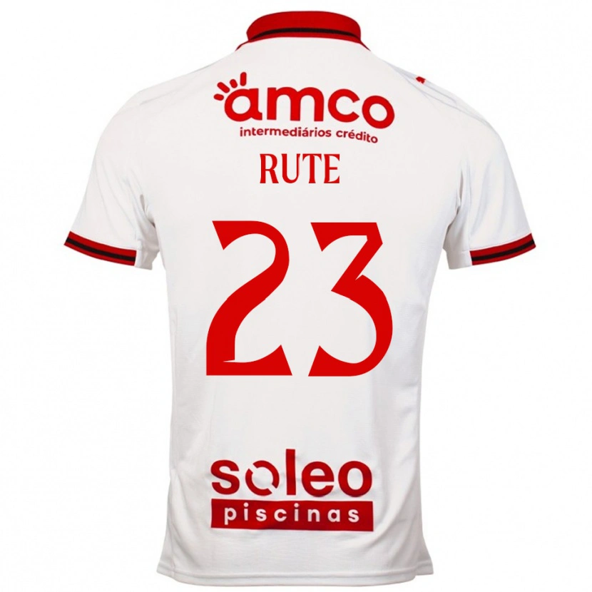 Danxen Män Ana Rute #23 Vit Röd Bortatröja Matchtröjor 2025/26 Tröjor T-Tröja