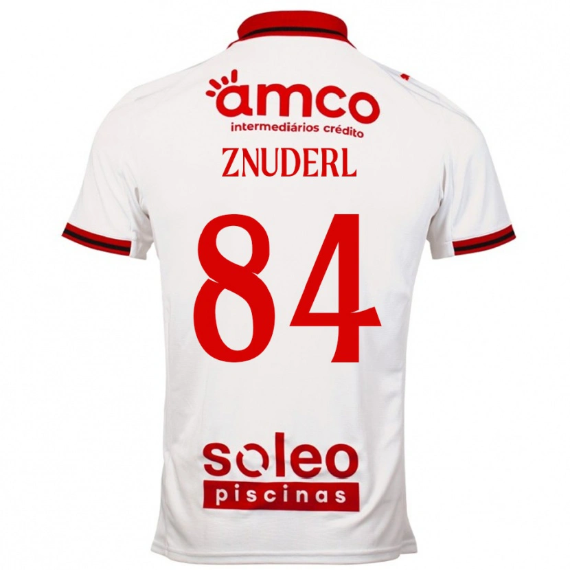 Danxen Män Tai Znuderl #84 Vit Röd Bortatröja Matchtröjor 2025/26 Tröjor T-Tröja