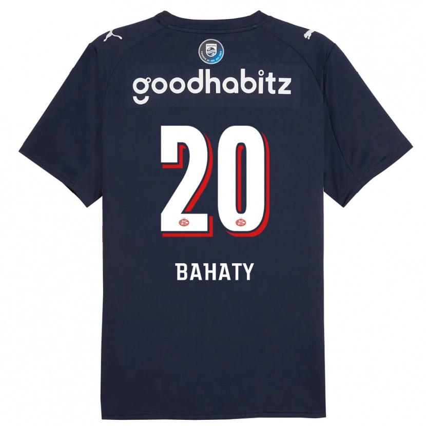 Danxen Män Manuel Bahaty #20 Marinblå Vit Bortatröja Matchtröjor 2025/26 Tröjor T-Tröja