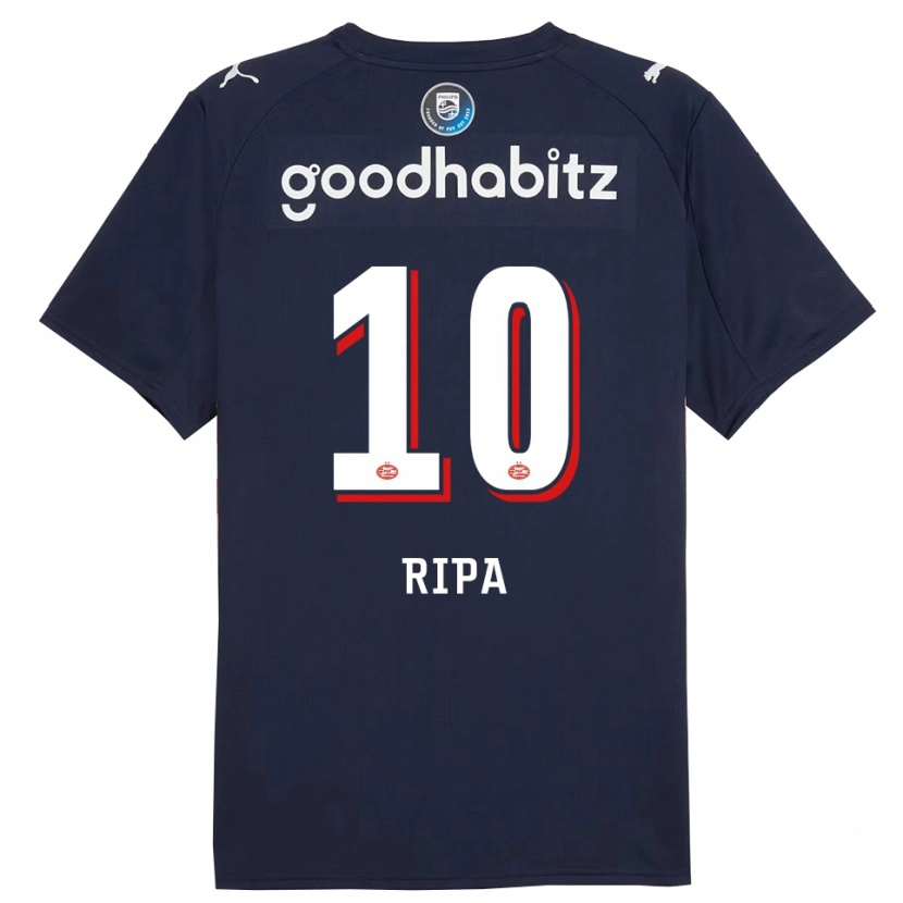 Danxen Män Chimera Ripa #10 Marinblå Vit Bortatröja Matchtröjor 2025/26 Tröjor T-Tröja