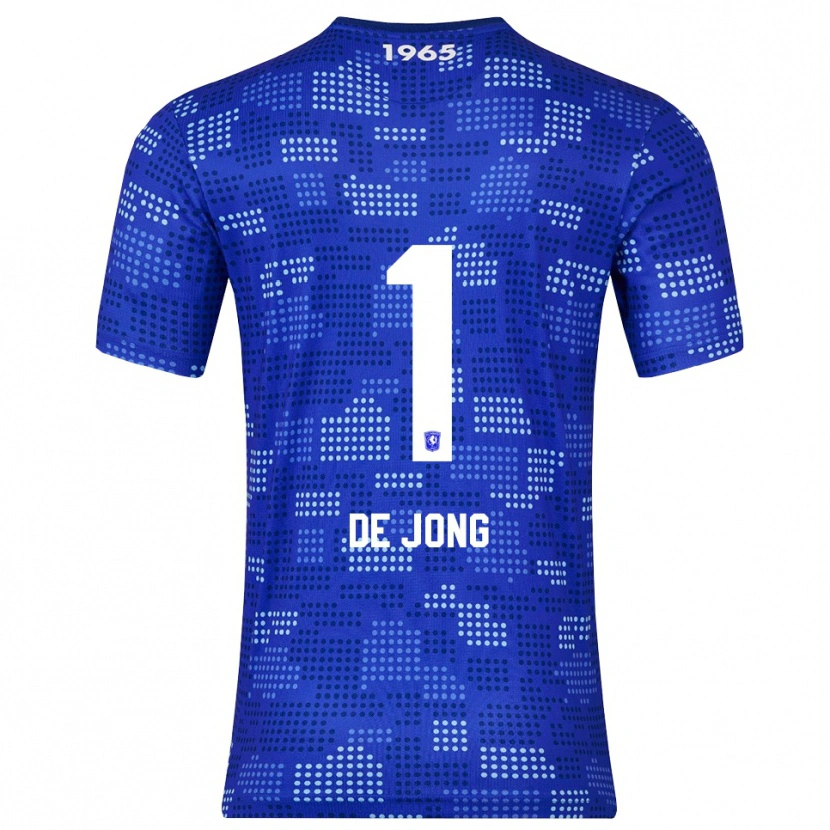 Danxen Män Danielle De Jong #1 Blå Himmelsblå Bortatröja Matchtröjor 2025/26 Tröjor T-Tröja