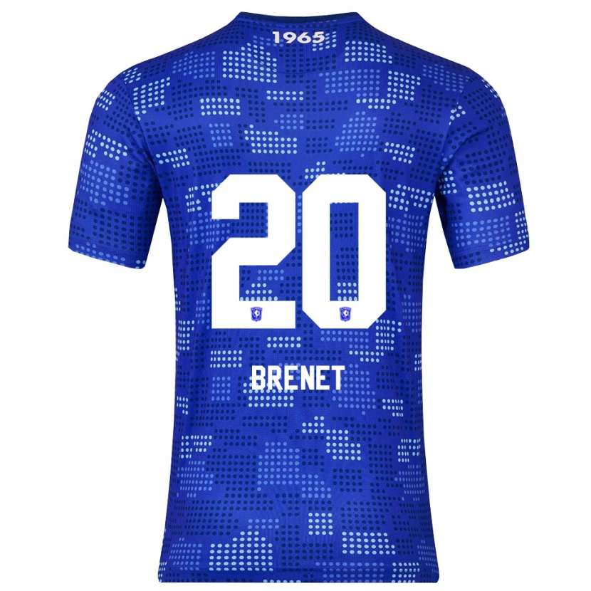 Danxen Män Joshua Brenet #20 Blå Himmelsblå Bortatröja Matchtröjor 2025/26 Tröjor T-Tröja
