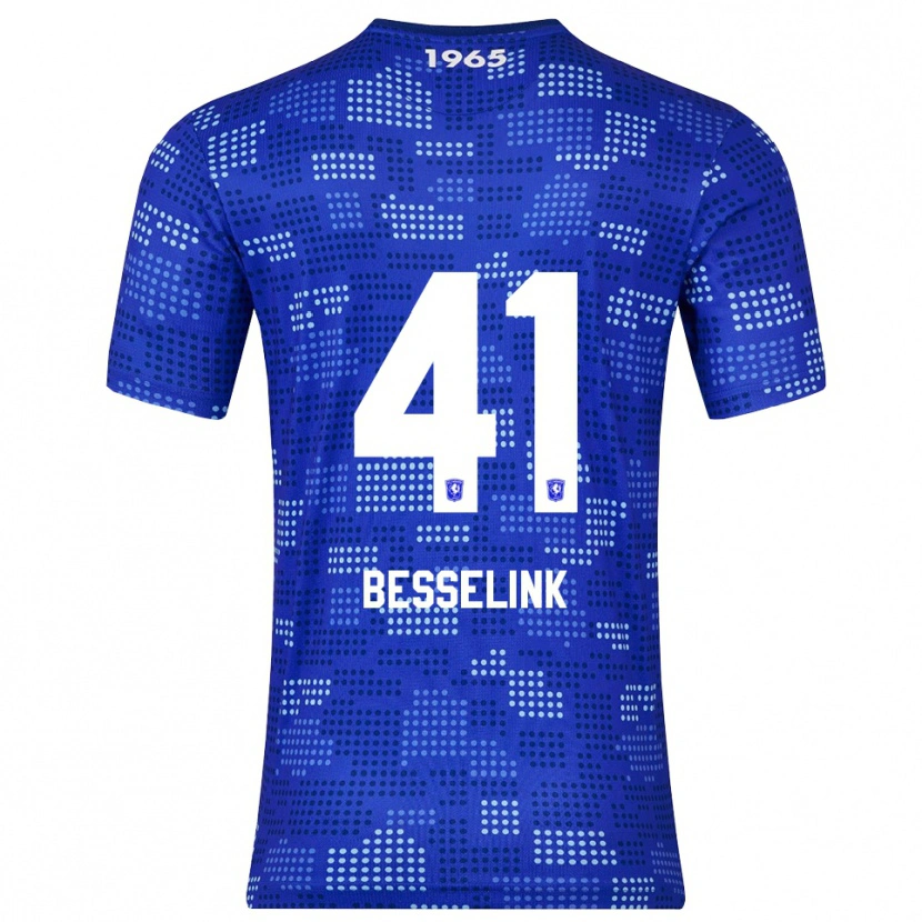 Danxen Män Gijs Besselink #41 Blå Himmelsblå Bortatröja Matchtröjor 2025/26 Tröjor T-Tröja