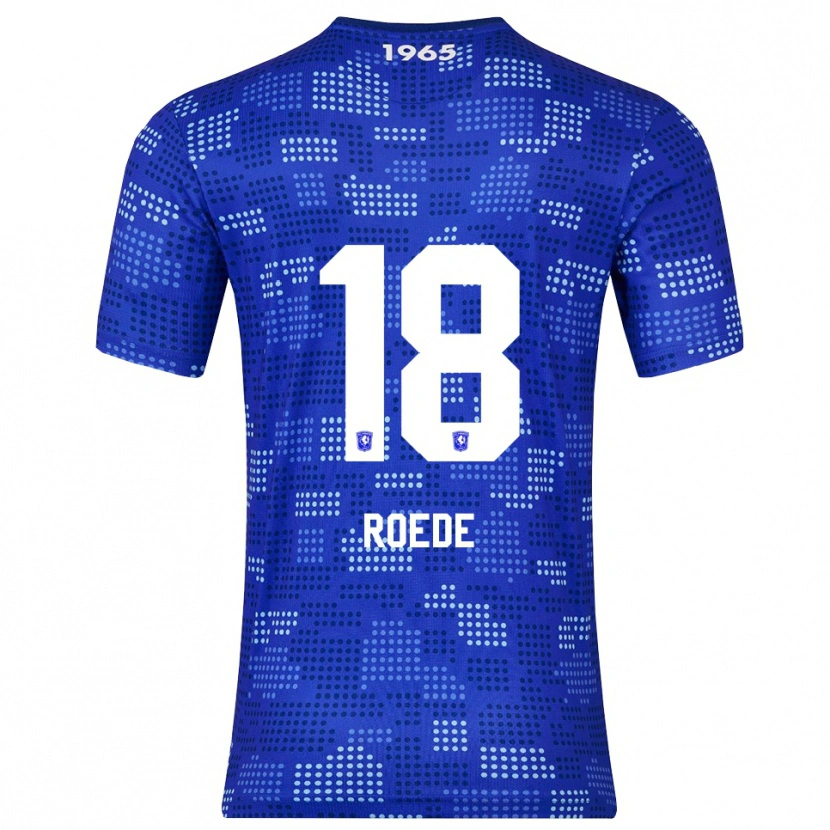 Danxen Män Melle Roede #18 Blå Himmelsblå Bortatröja Matchtröjor 2025/26 Tröjor T-Tröja