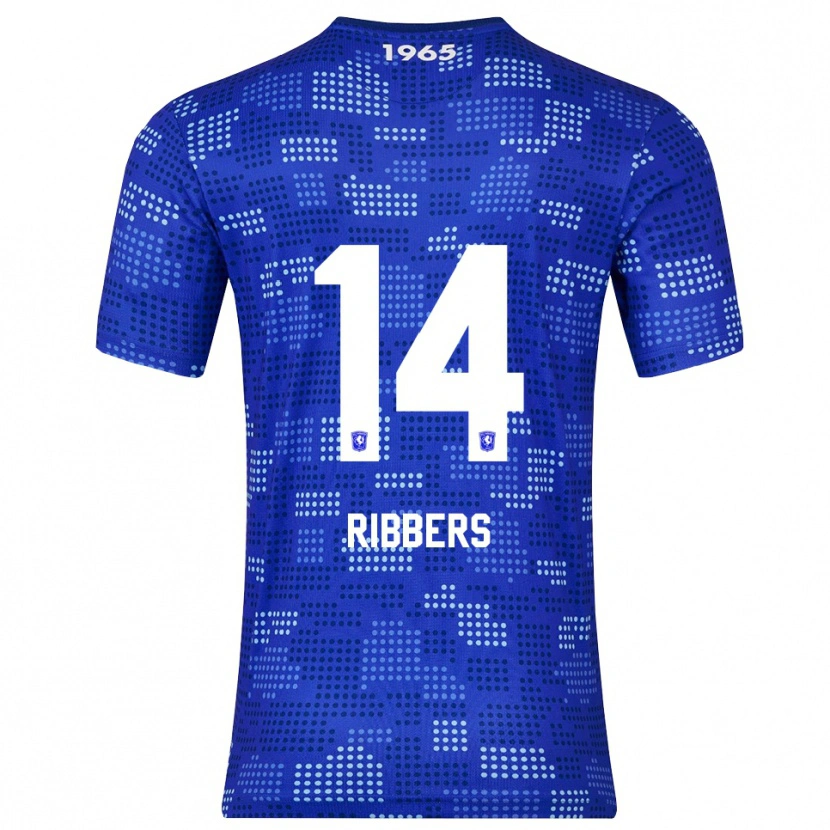 Danxen Män Jort Ribbers #14 Blå Himmelsblå Bortatröja Matchtröjor 2025/26 Tröjor T-Tröja