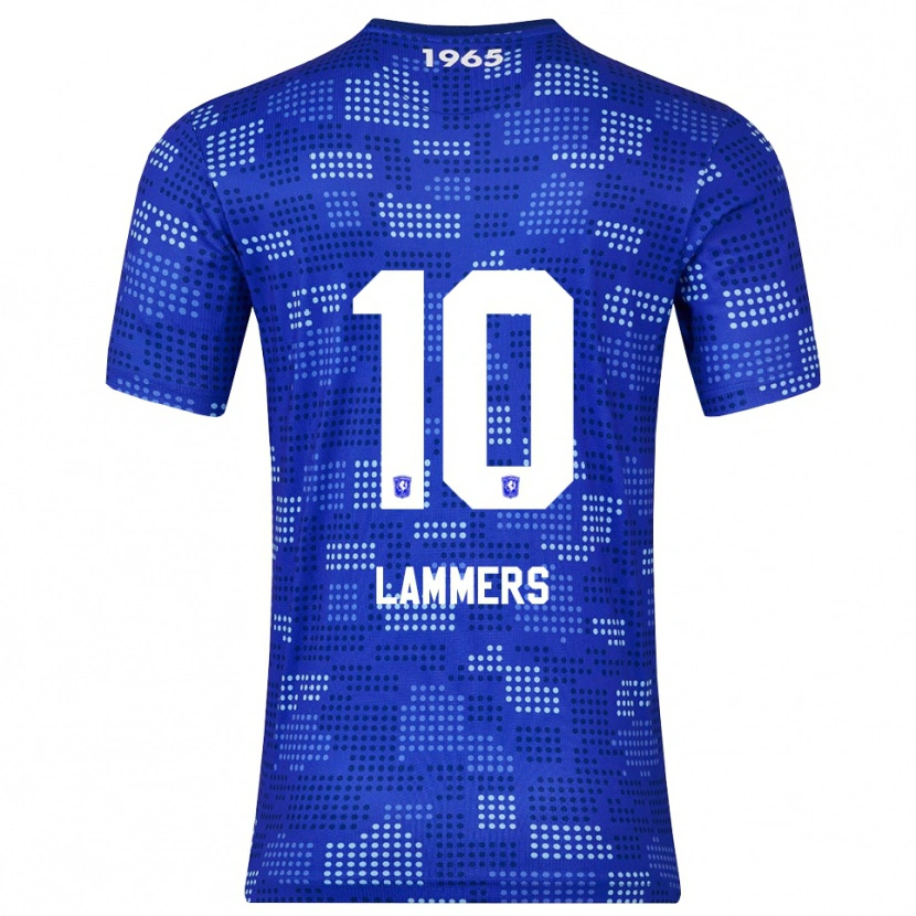 Danxen Män Sam Lammers #10 Blå Himmelsblå Bortatröja Matchtröjor 2025/26 Tröjor T-Tröja