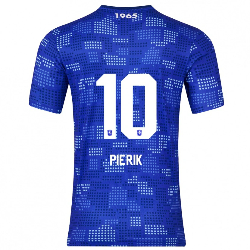 Danxen Män Milan Pierik #10 Blå Himmelsblå Bortatröja Matchtröjor 2025/26 Tröjor T-Tröja