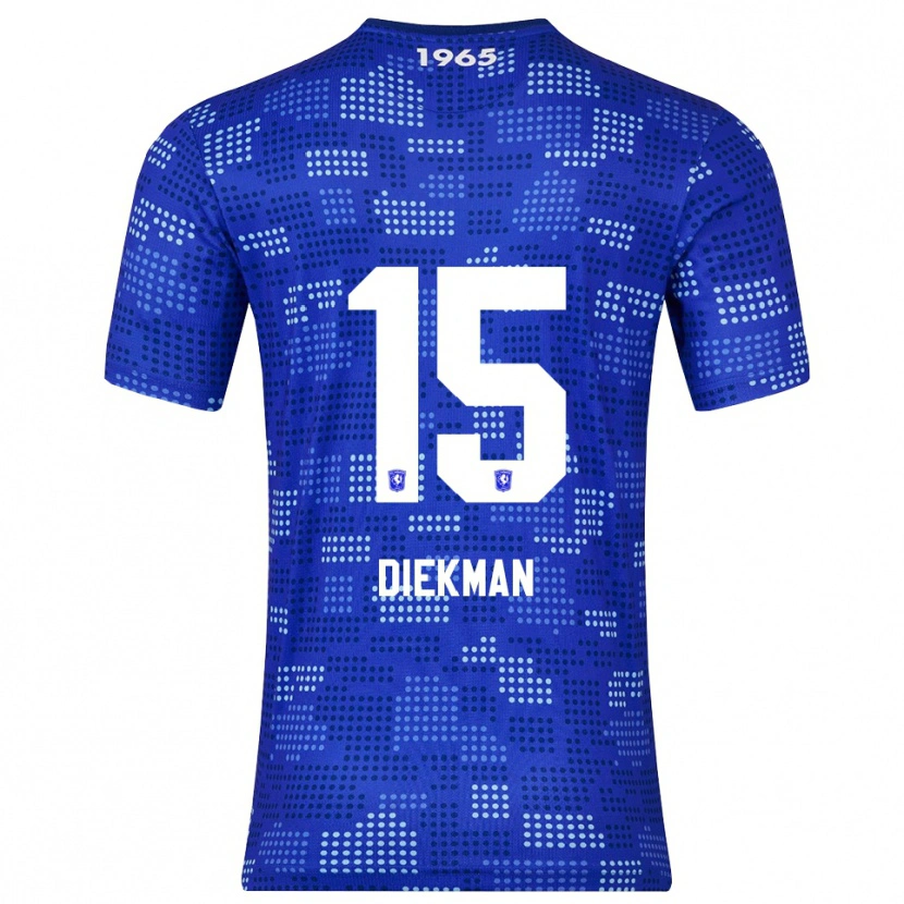 Danxen Män Jill Diekman #15 Blå Himmelsblå Bortatröja Matchtröjor 2025/26 Tröjor T-Tröja