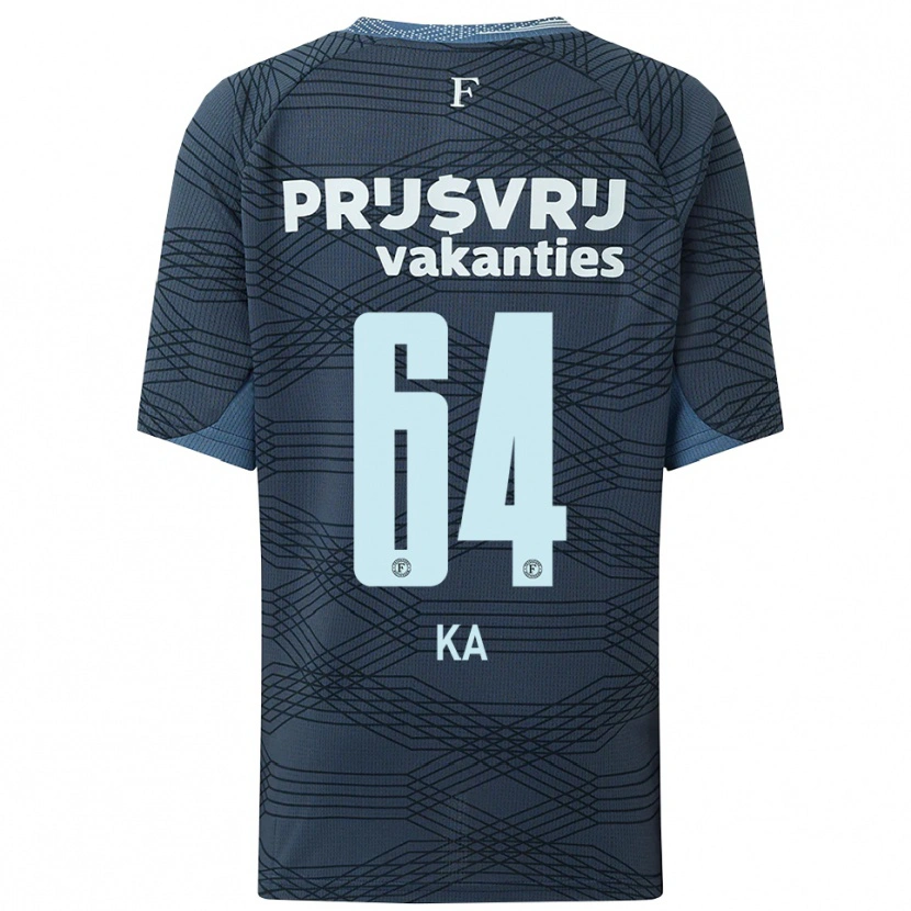 Danxen Män Ismail Ka #64 Svart Grå Bortatröja Matchtröjor 2025/26 Tröjor T-Tröja