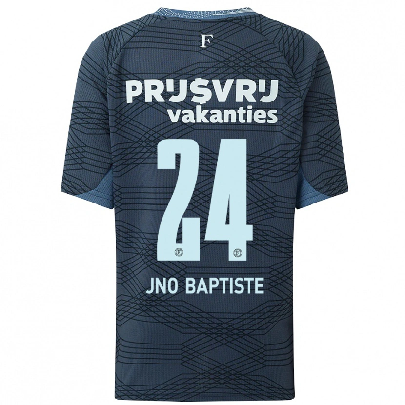 Danxen Män Bridget Jno Baptiste #24 Svart Grå Bortatröja Matchtröjor 2025/26 Tröjor T-Tröja