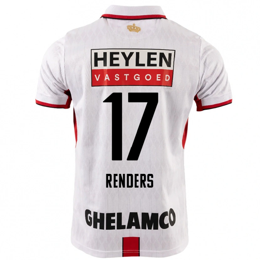 Danxen Män Semm Renders #17 Vit Röd Bortatröja Matchtröjor 2025/26 Tröjor T-Tröja