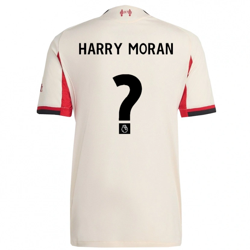 Danxen Män Harry Moran #0 Vit Svart Bortatröja Matchtröjor 2025/26 Tröjor T-Tröja