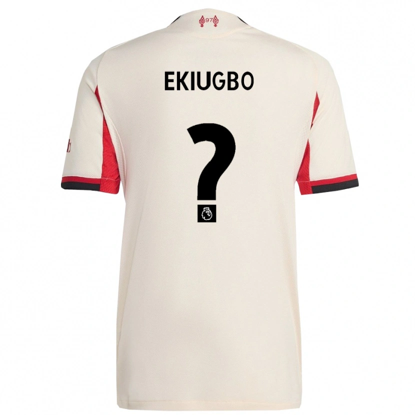 Danxen Män Shadrach Ekiugbo #0 Vit Svart Bortatröja Matchtröjor 2025/26 Tröjor T-Tröja
