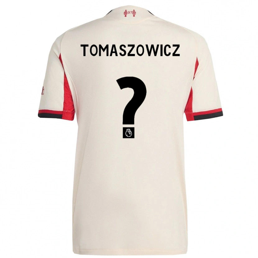 Danxen Män Aiden Tomaszowicz #0 Vit Svart Bortatröja Matchtröjor 2025/26 Tröjor T-Tröja
