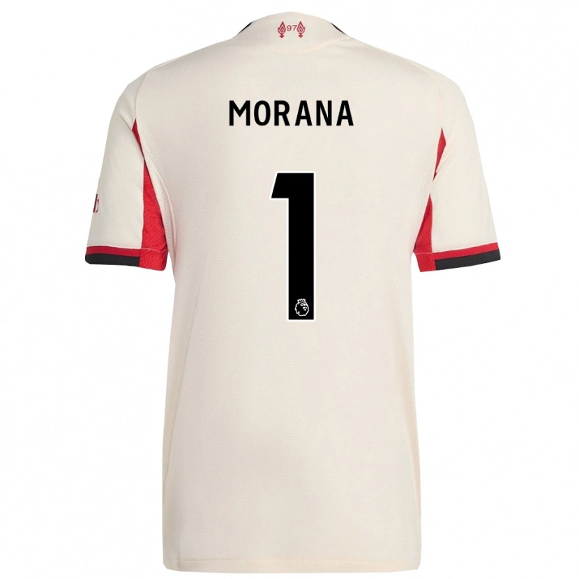Danxen Män Nathan Morana #1 Vit Svart Bortatröja Matchtröjor 2025/26 Tröjor T-Tröja